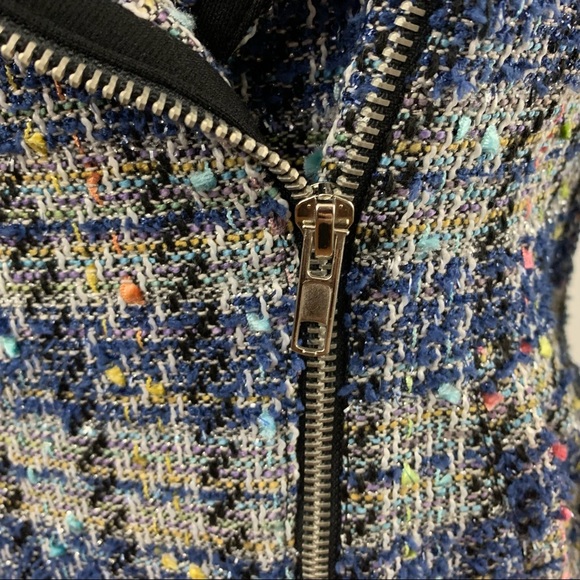 Tinley Road | Multi Colored Tweed Jacket | Sz - Picture 12 of 16